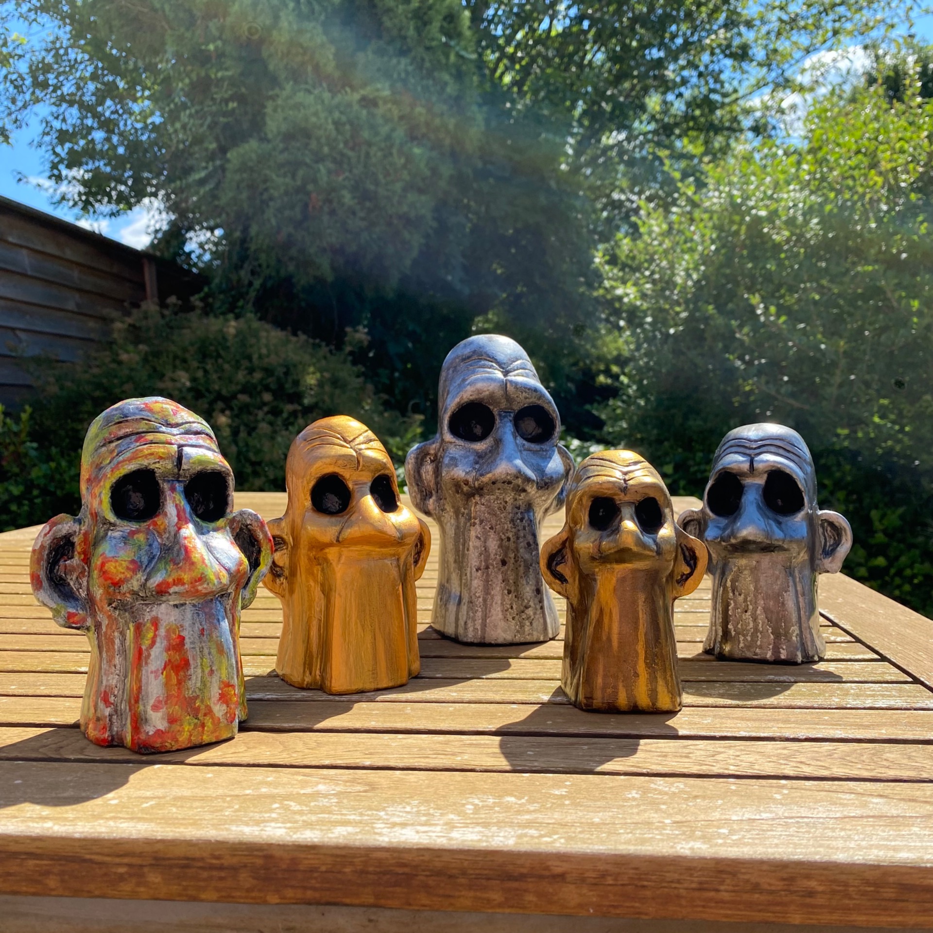 Skulpturer i min have 🤩☀️